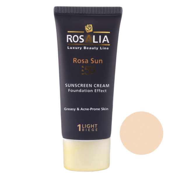 کرم ضد آفتاب رزالیا مدل Greasy Acne-Prone حجم 40 میلی لیتر