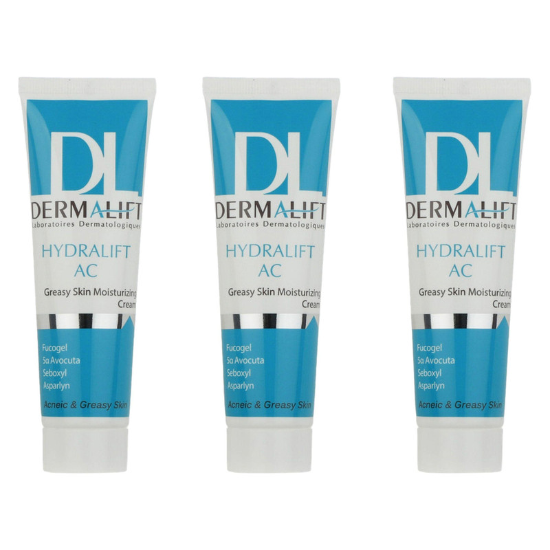 کرم مرطوب کننده درمالیفت مدل Hydralift AC حجم 50 میلی لیتر بسته 3 عددی