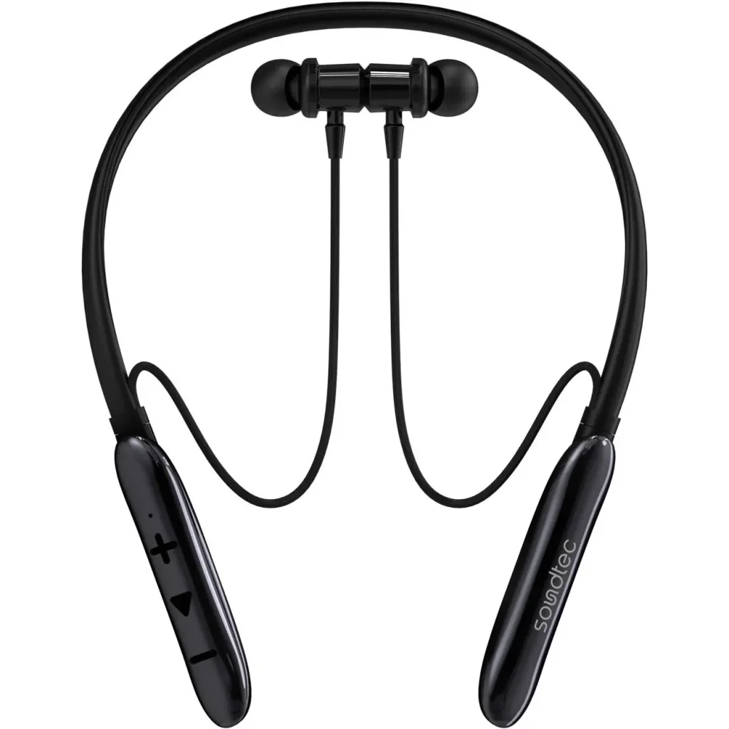 هندزفری بلوتوثی گردنی پرودو Porodo Soundtec Neckband PDMT30BK