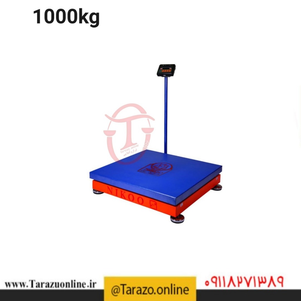 باسکول یک تن کفی 125در105نیکو