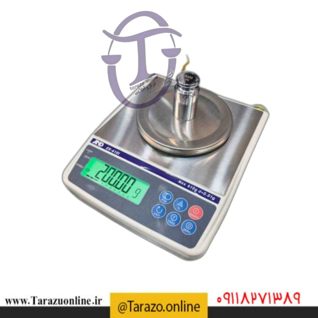 ترازو زرگری AND مدل ek610i تحت لیسانس