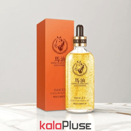 سرم ضد چروک صورت روغن اسب و طلا ایمیجز