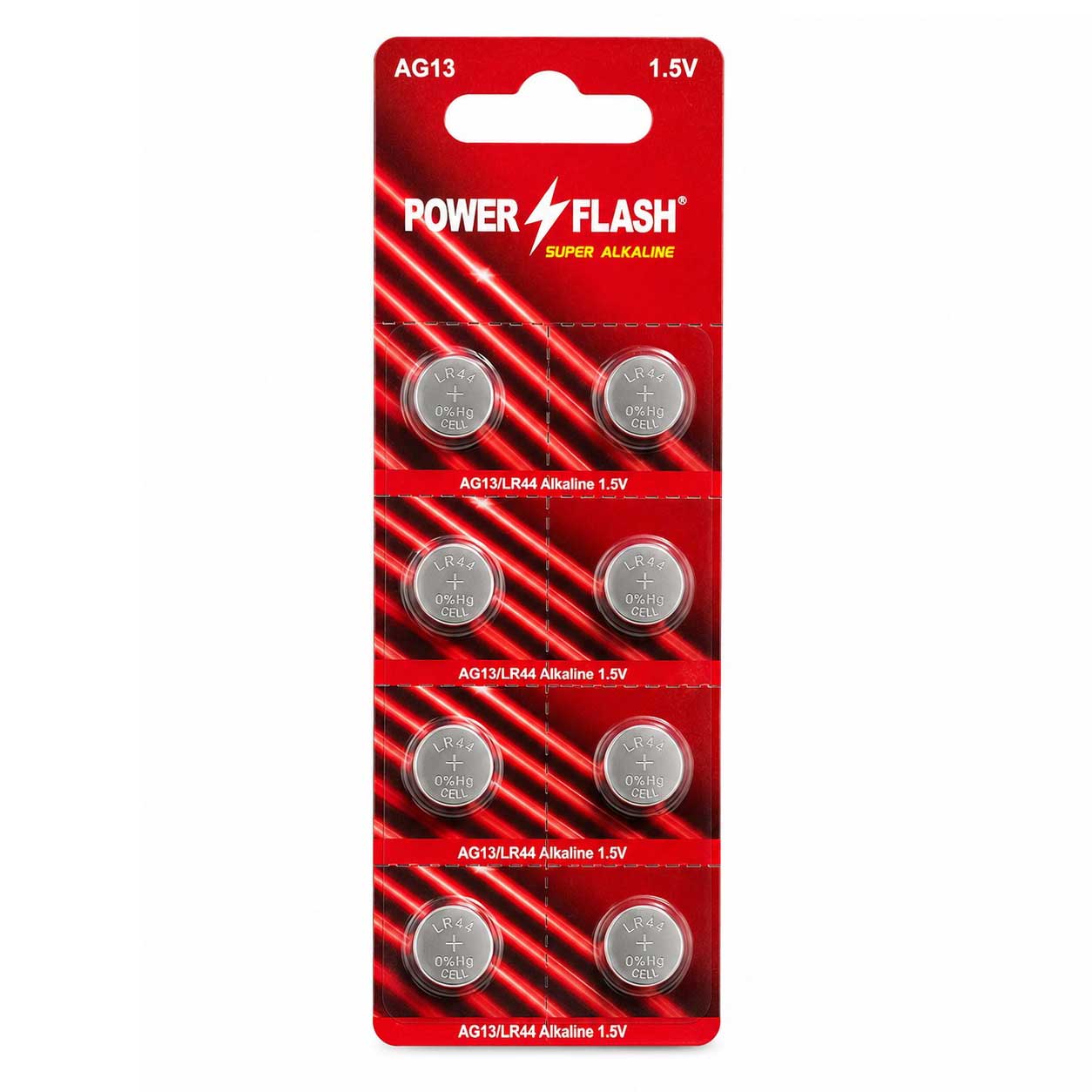 باتری AG13 بسته 10 عددی POWER FLASH