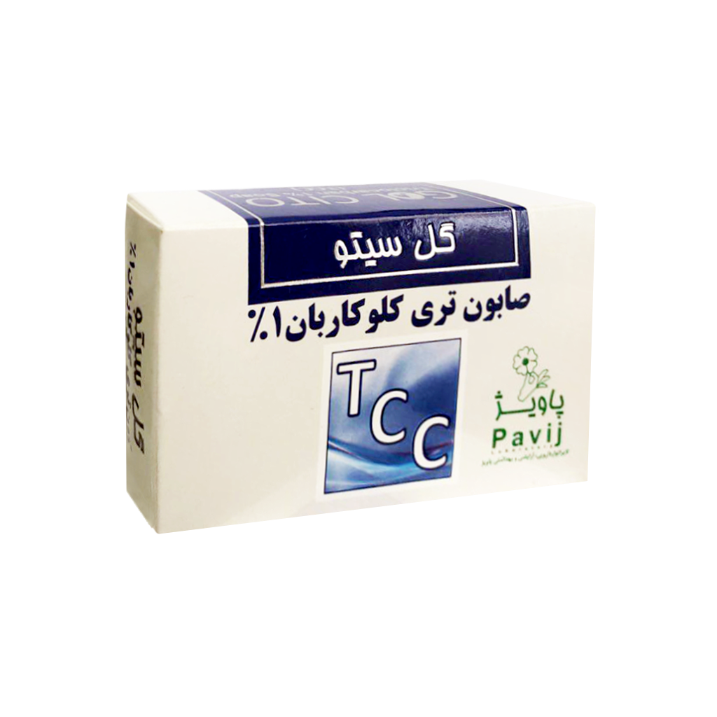 صابون تری کلوکاربان 1 درصد گل سیتو 100 گرم
