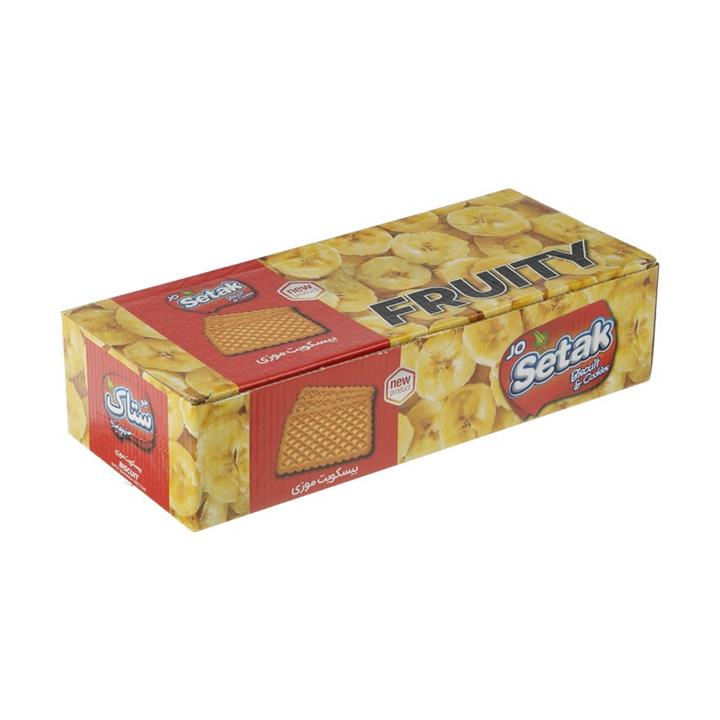 ستاک بیسکوییت فروتی با طعم موز جعبه 550 گرم