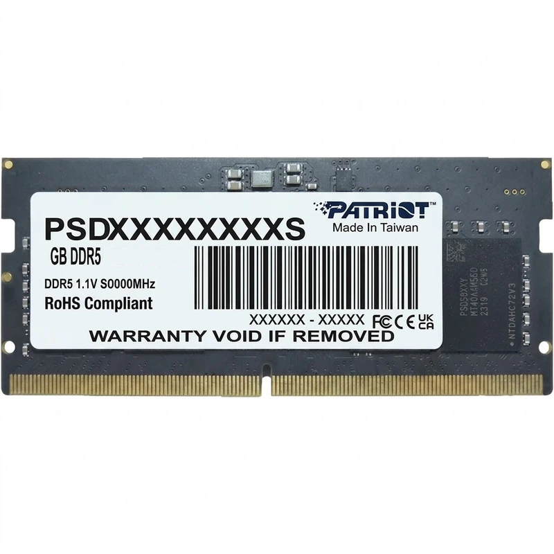 رم لپتاپ DDR5 تک کاناله 4800 مگاهرتز CL40 پتریوت مدل Signature Line ظرفیت 16 گیگابایت