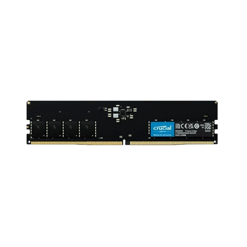 رم دسکتاپ 32 گیگابایت DDR5 تک کاناله 5600 مگاهرتز کروشیال مدل UDIMM با تایمینگ CL46