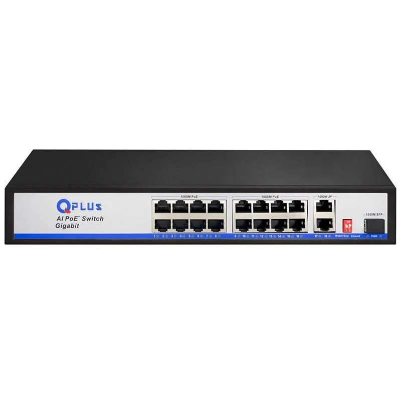 سوییچ 16 پورت POE کیو پلاس PL-PH1602G-S1