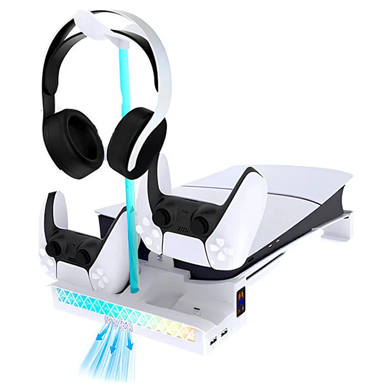 خنک کننده و شارژر دسته PS5 Slim/Pro پی جی تک GP-533S