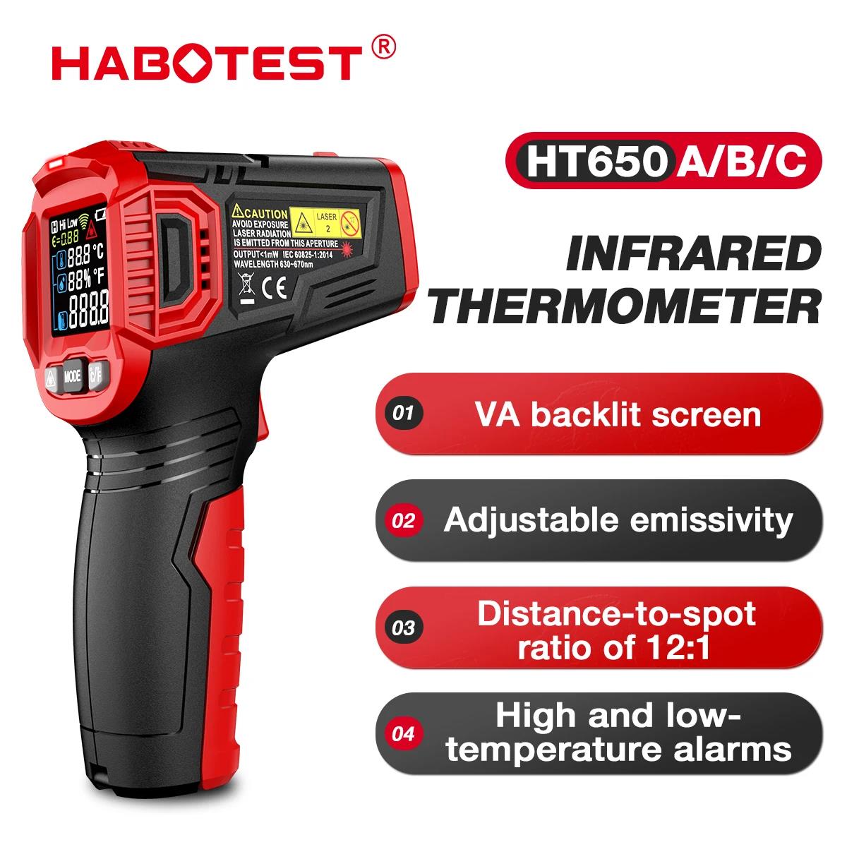 دماسنج دیجیتال لیزری مدل ht650cبرندHABOTEST