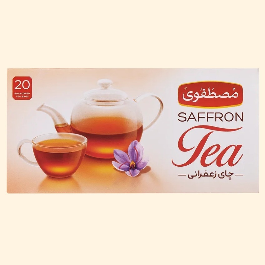 چای کیسه ای زعفران+هل مصطفوی 
