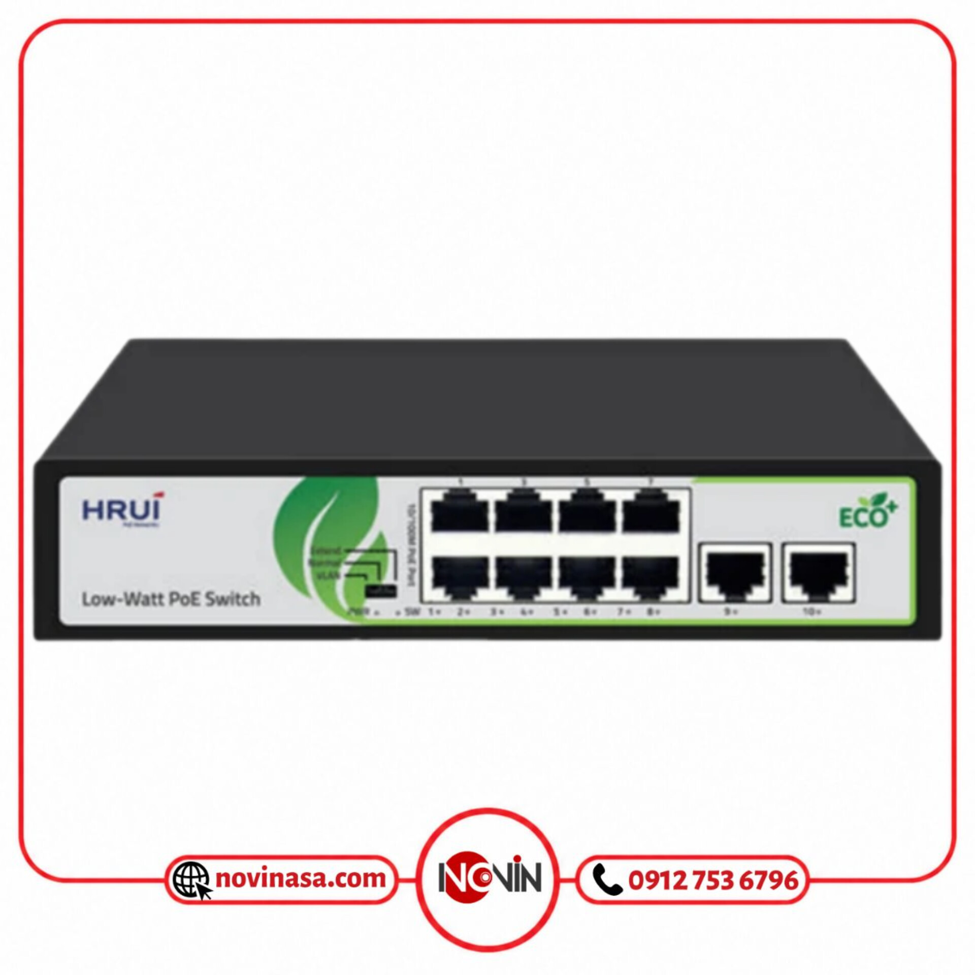 سوئیچ شبکه اچ ار یو ای مدل HR902-AF-82N