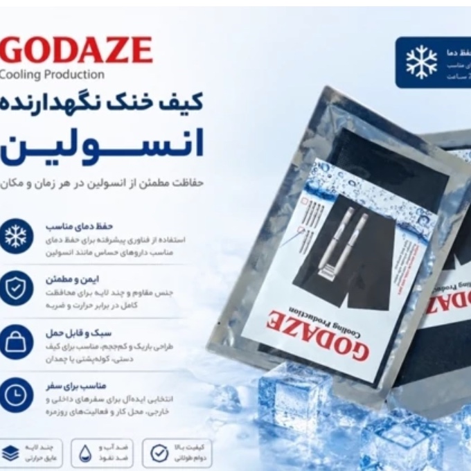 کیف خنک کننده حمل انسولین 2 تایی