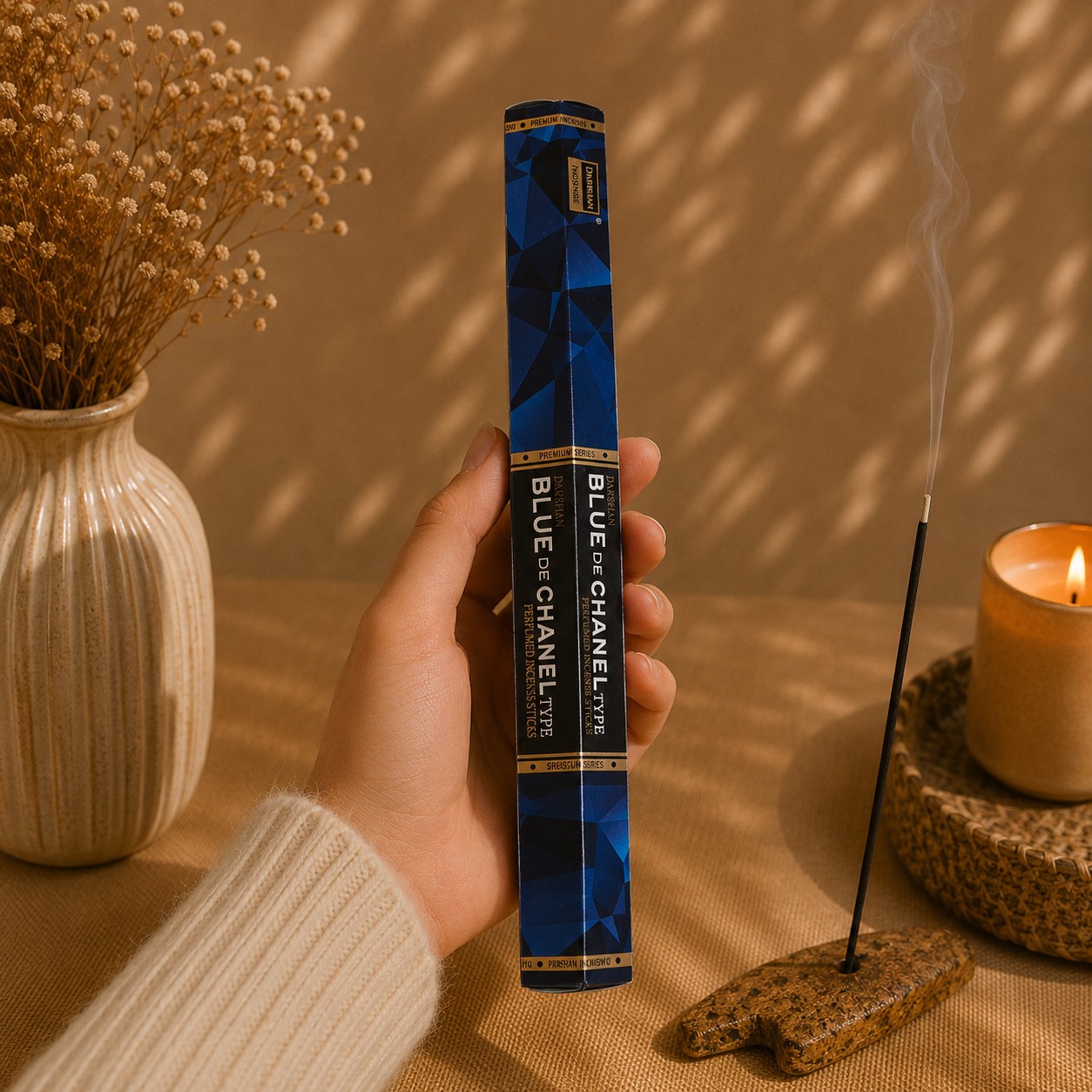 عود بلو چنل Blue Chanel (برند Darshan) شاخه ای