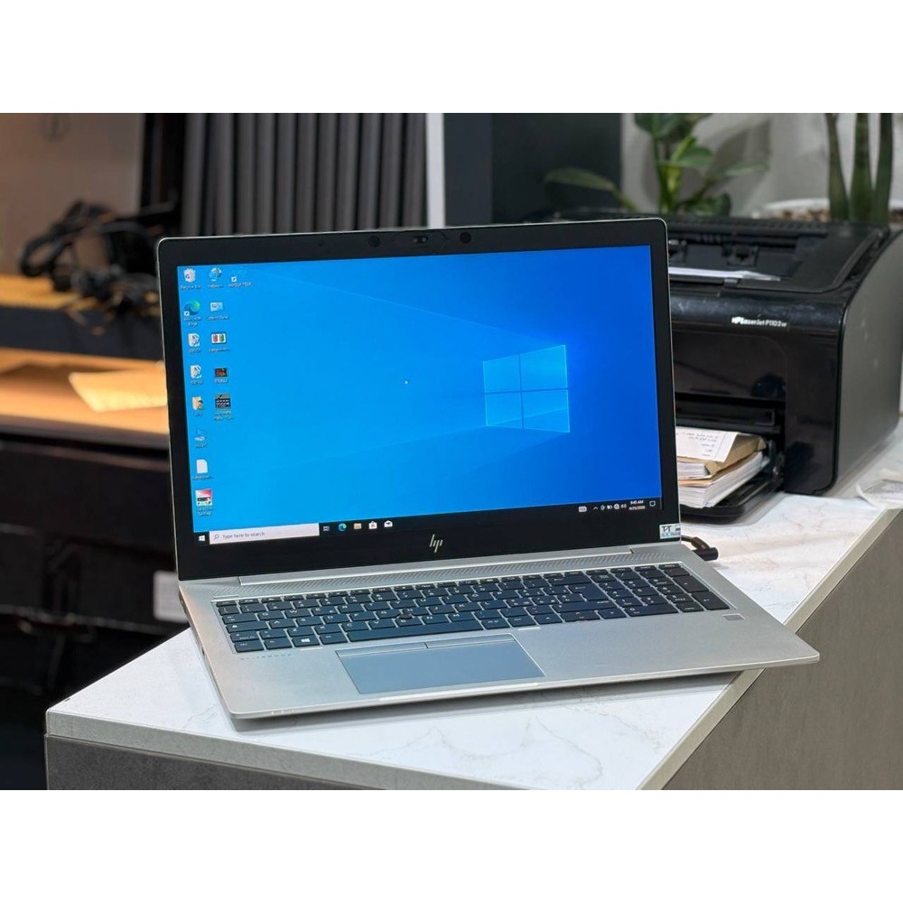 لپتاپ HP elite book 755 G5 ryzen7-2700U 16gb ddr4 256gb ssd 1gb-AMD 15 6 inch FHD