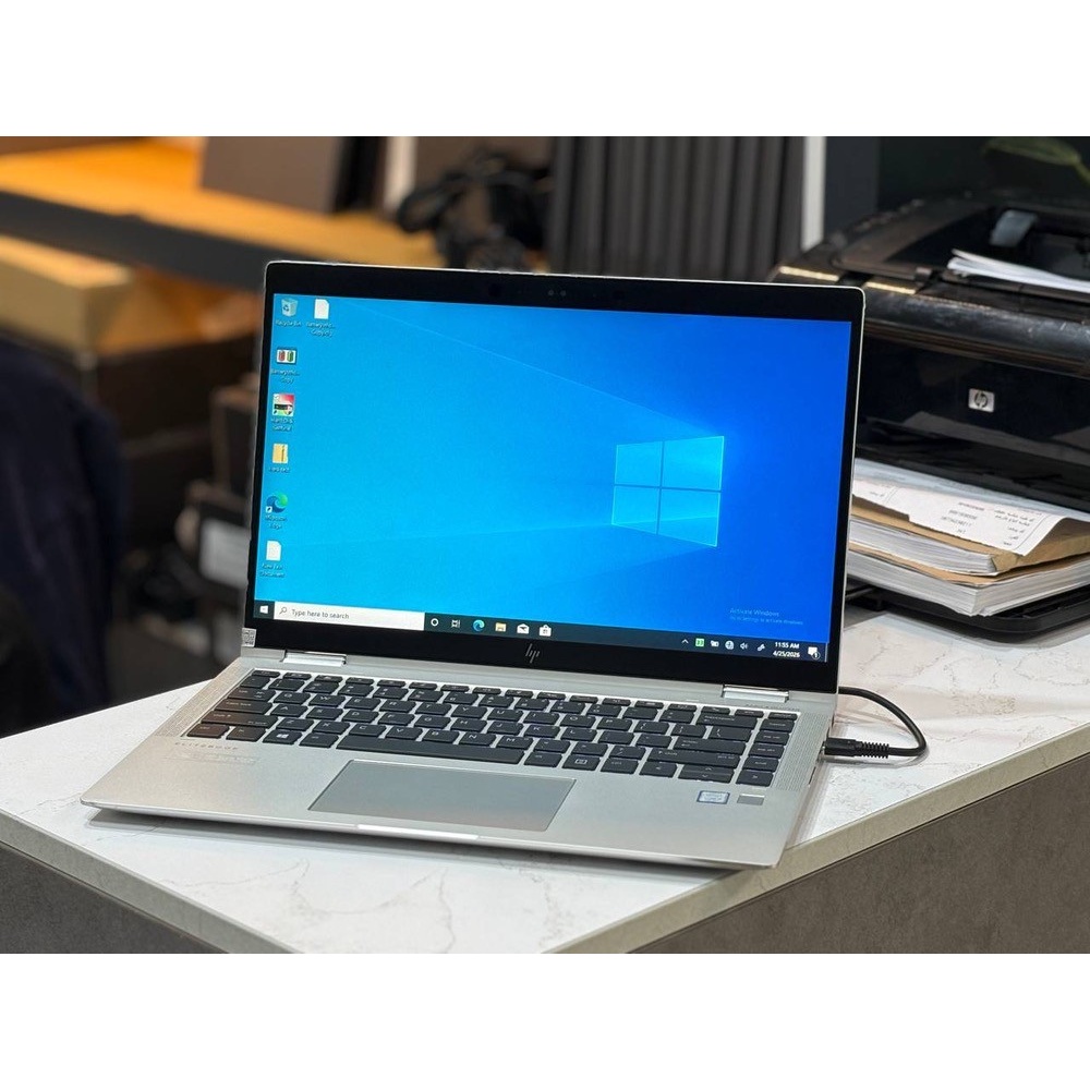لپتاپ HP elite book 1040 G5 i5-8250U 16gb ddr4 256gb ssd Intel UHD 14 1 inch FHD X360 touch
