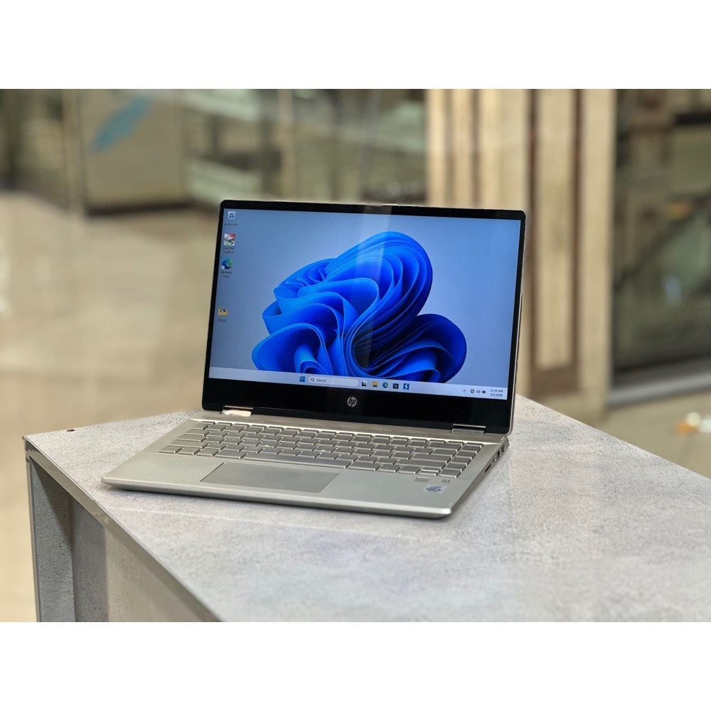 لپتاپ HP pavilion 14 i5-10210U 16 gb ddr4 256 gb ssd Intel UHD 14 1 inch FHD touch X360