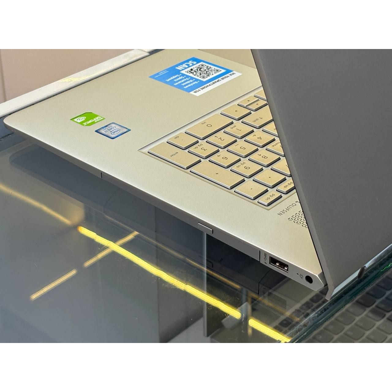 لپتاپ HP ENVY 17 i7-8550U 12gb ddr4 512gb ssd 2gb-MX150 17 3 INCH FHD TOUCH