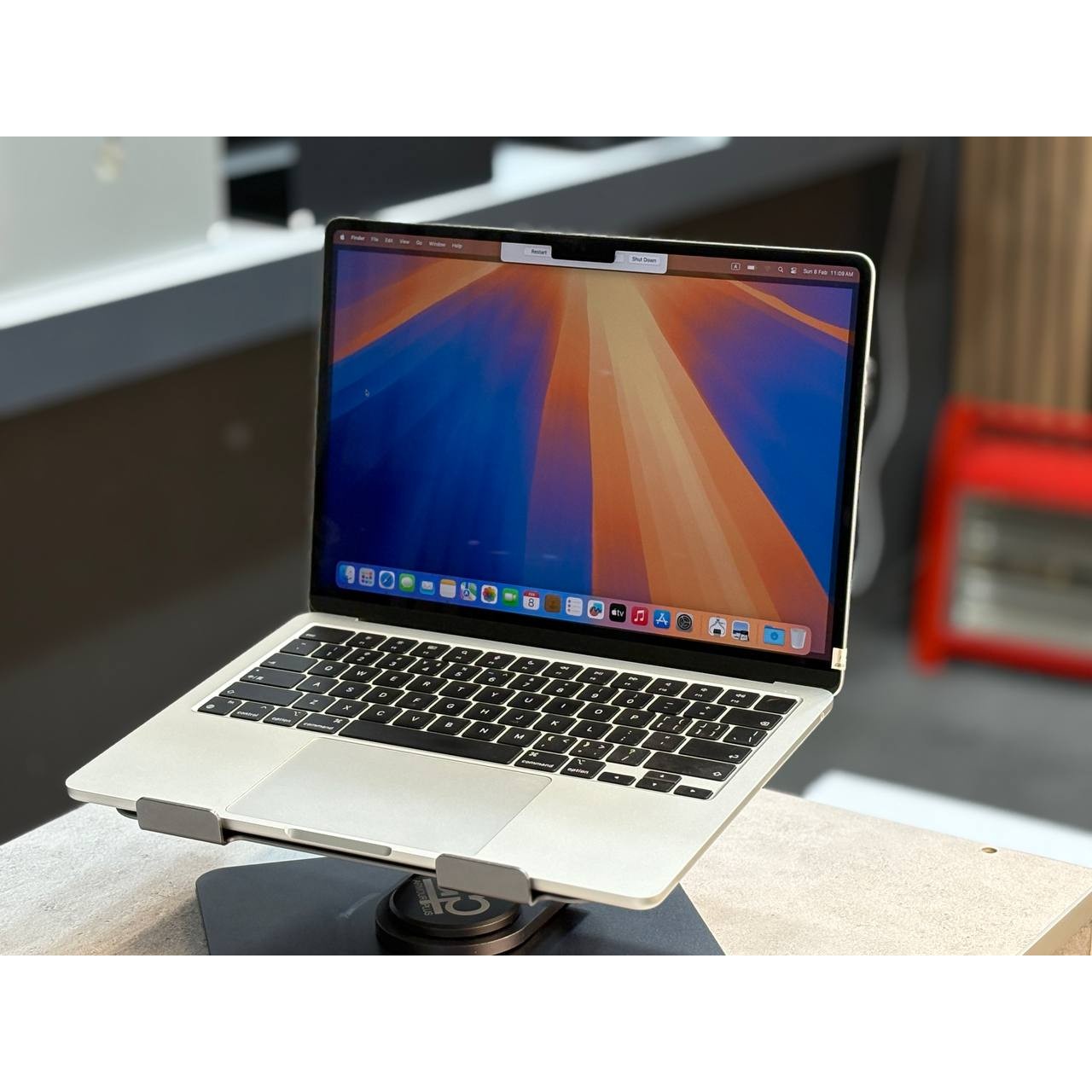 لپتاپ Apple macbook air2022 m2 8gbddr4 256gbssd m2 13 5 2k