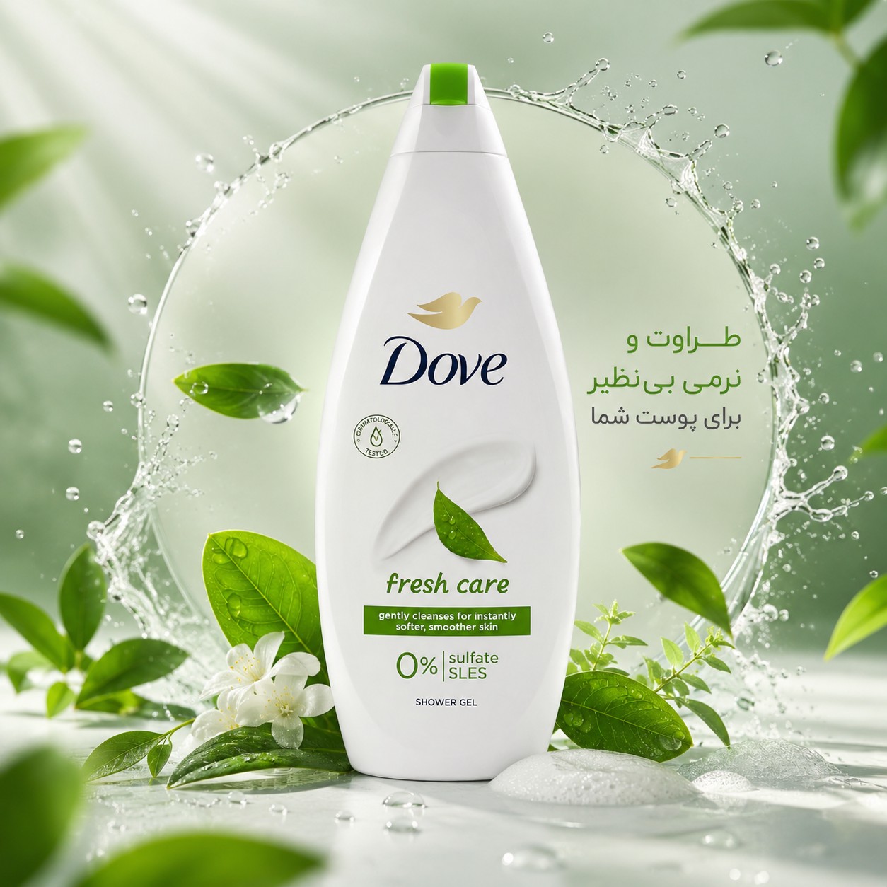 شامپو بدن داو مدل Fresh Care - میلی لیتر 750