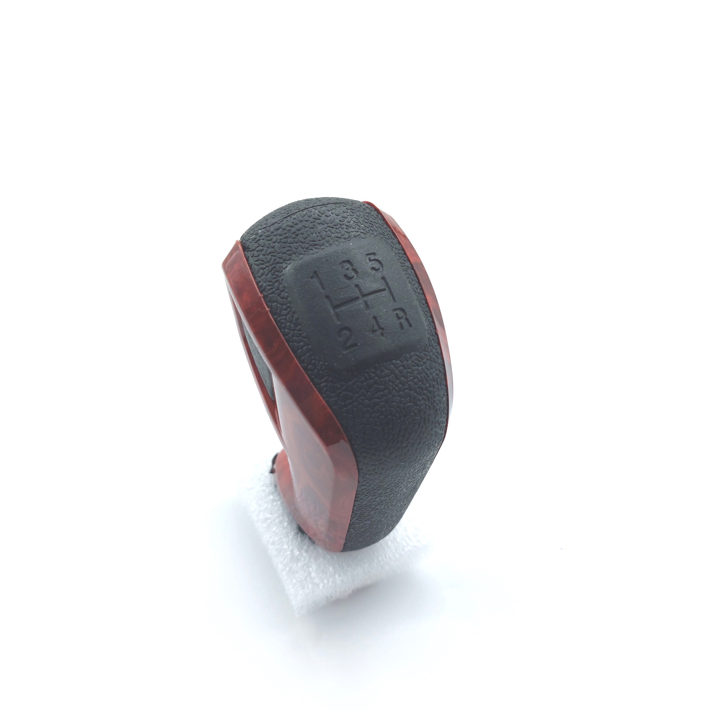 سر دنده اسپرت RCZ کد 085 مدل مشکی - طرح چوب (یک عدد)