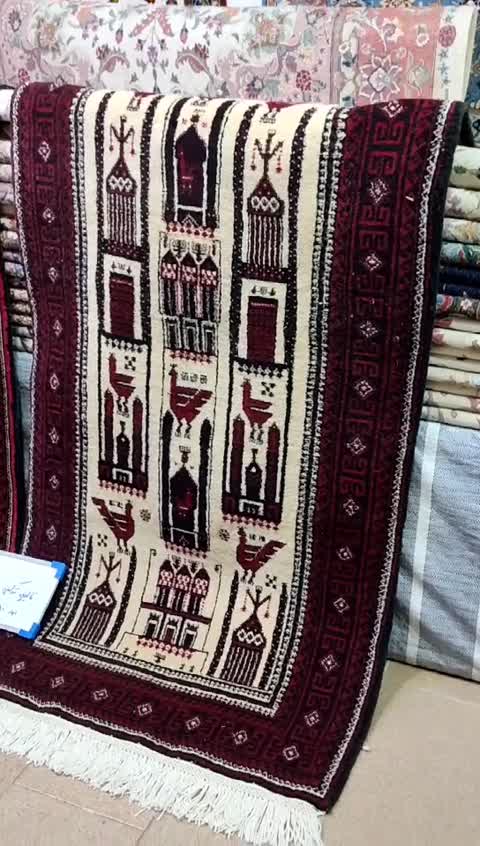 قالیچه ترکمن فرش دستباف 