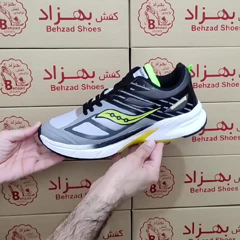 کتونی ساکونی مردانه پسرانه رنگ طوسی مشکی زیره پیو لژ 4 سانتی کفی طبی رویه راشل پُختی خارجی سایز 41 تا 44 سبک و راحت