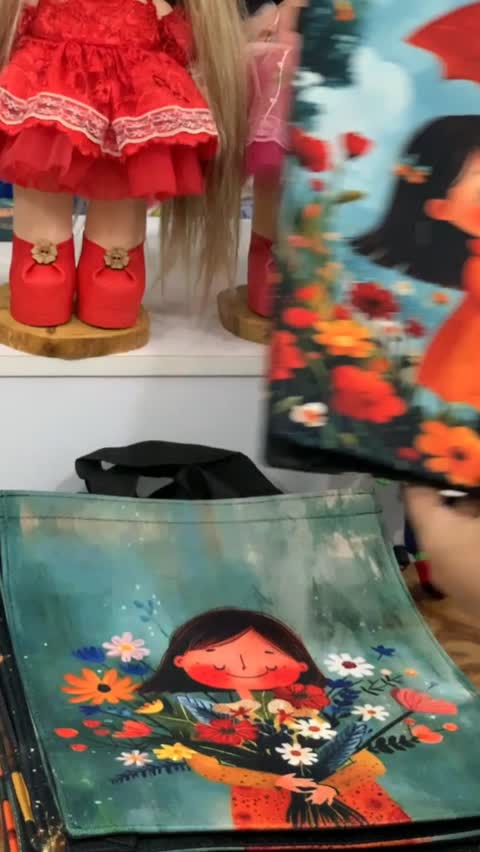 کیف دستی مخمل زنانه/دخترانه