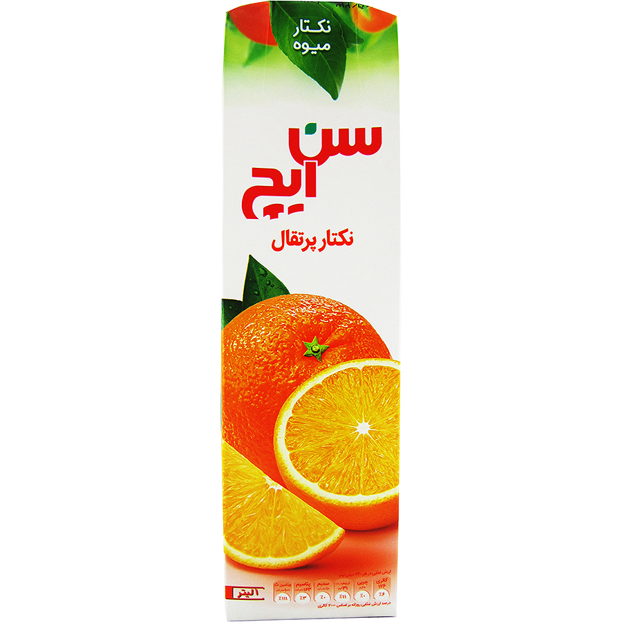 سن ایچ نکتار پرتقال پالپ دار یک لیتری کامبی بلاک-11661