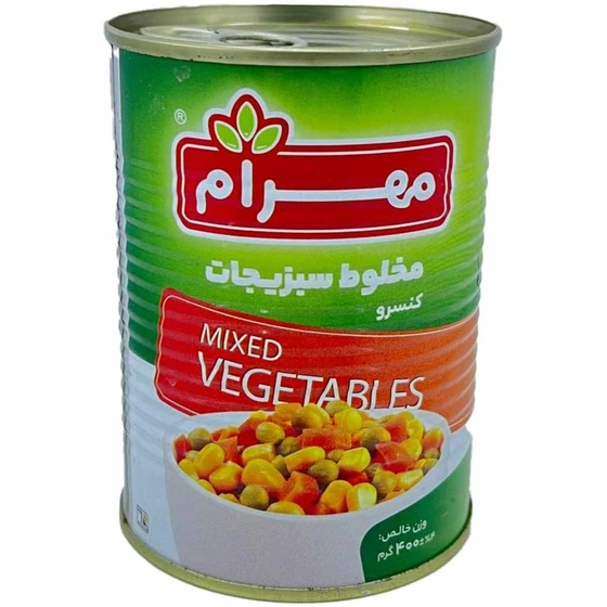 مهرام کنسرو مخلوط سبزیجات 400 گرمی کد14035268