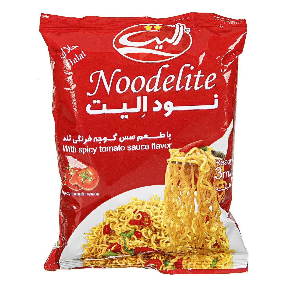 الیت نودل گوجه فرنگی تند75 گرمی کد1402252