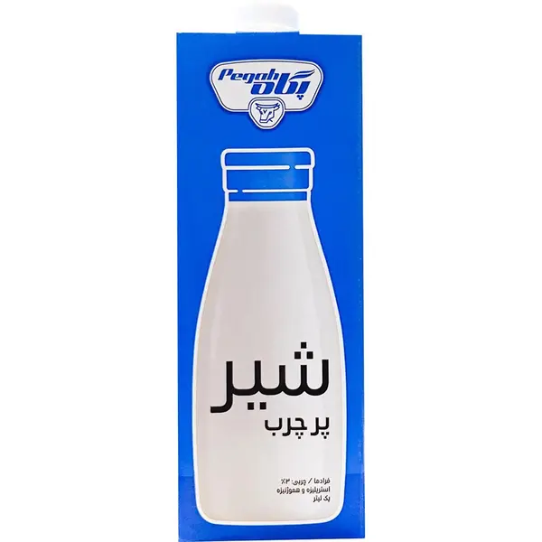 پگاه شیراستریل پاکتی 3درصد یک لیتری اسکولر-22304