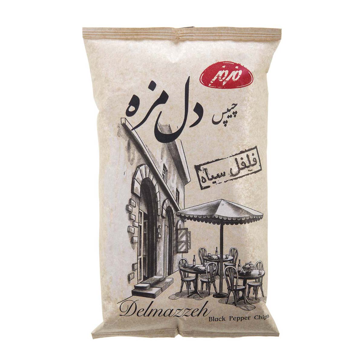 مزمز چیپس سنتی فلفل سیاه دل مزه 85گ -14023081