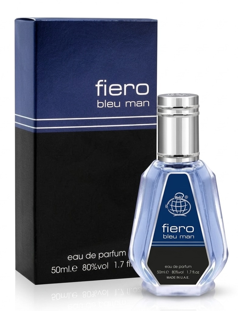 ادوپرفیوم فراگرنس ورلد 50 میل مدل Fiero Blue Man