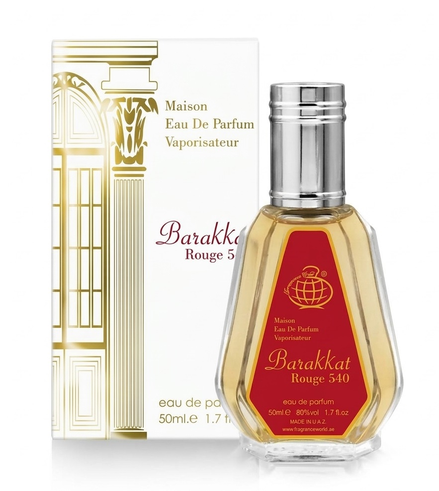 ادوپرفیوم فراگرنس ورلد 50 میل مدل Barakkat Rouge سفید