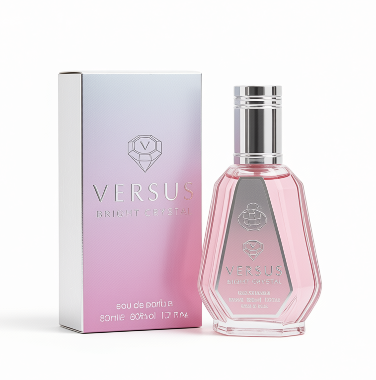 ادوپرفیوم فراگرنس ورلد 50 میل مدل Versus Bright Crystal
