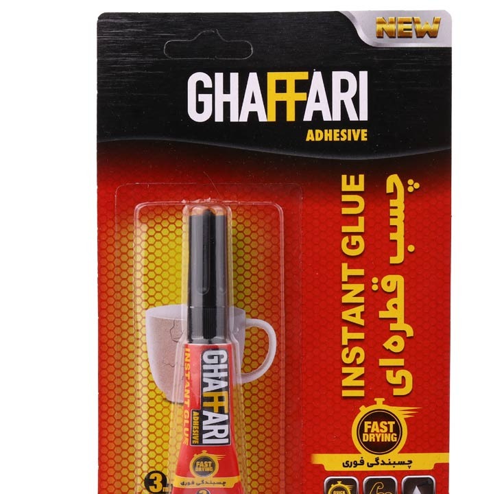 چسب قطره ای 3 میلی لیتر غفاری Instant Glue
