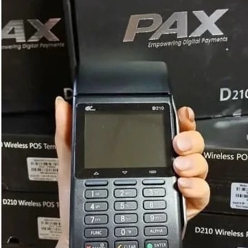کارتخوان سیار PAX مدل D210 آکبند تایپ G با آنتن 3G ارسال و فعالسازی رایگان
