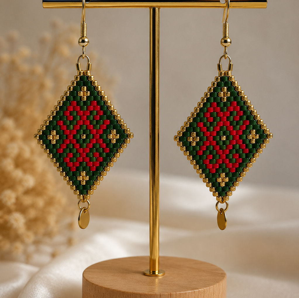 گوشواره میوکی طرح انارِ شب