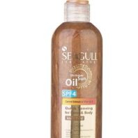 روغن برنز کننده و ویتامینه سی گل حاوی رنگدانههای طلایی SPF4 حجم 250 میلی لیتر