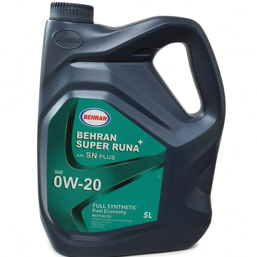 روغن موتور بهران سوپر رانا پلاس 0W-20 SN Plus حجم 5 لیتر