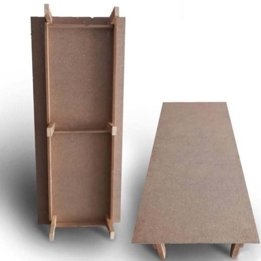 کفی چوبی پایه دار( مناسب تخت تک نفره)