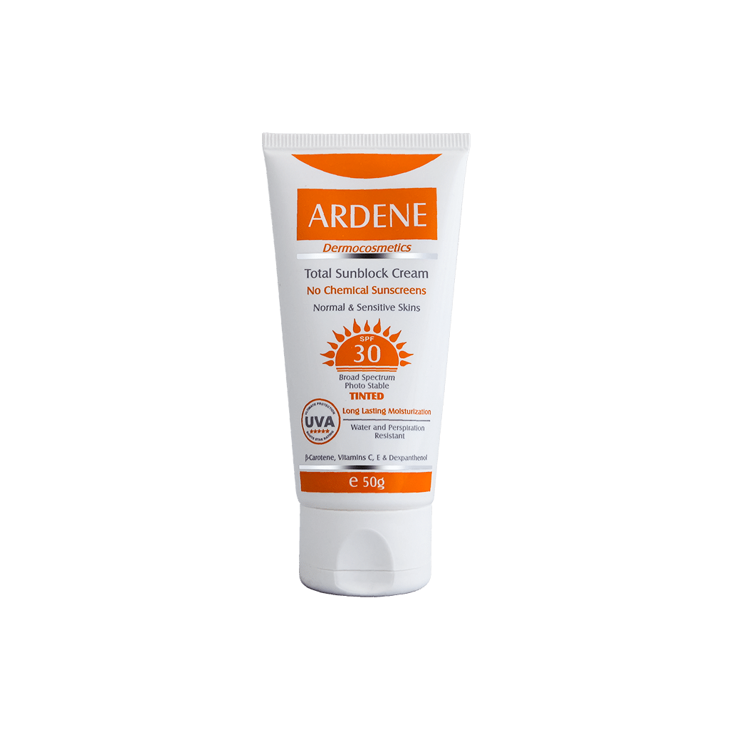 کرم ضد آفتاب SPF30 رنگی آردن مناسب پوست های معمولی و حساس 50 گرم