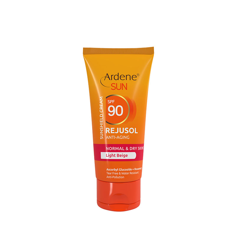  کرم ضد آفتاب رجوسول SPF90 ضد چروک آردن سان (بژ روشن) نارسیس بیوتی