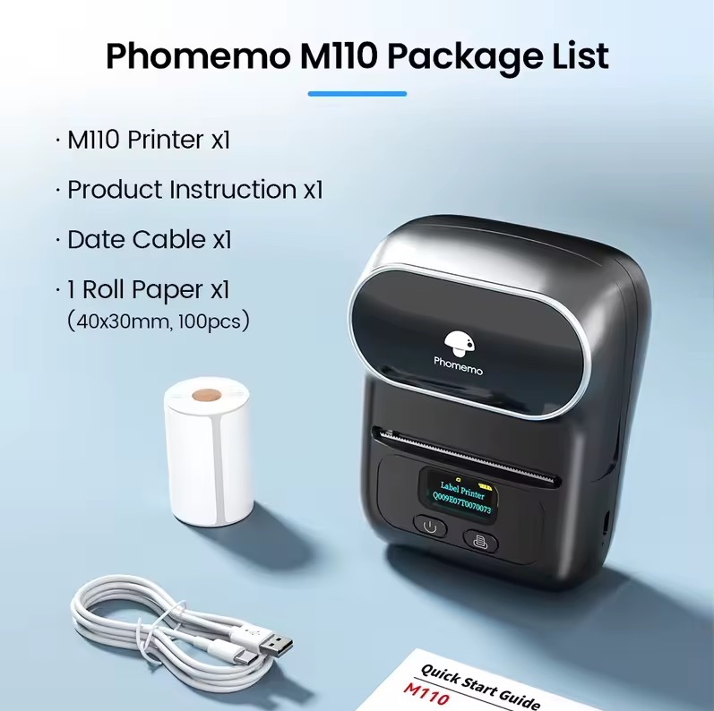 پرینتر لیبل زن حرارتی Phomemo مدل M110 اورجینال