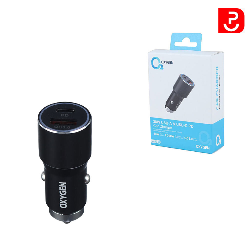 شارژر فندکی اکسیژن Oxygen مدل Ac07