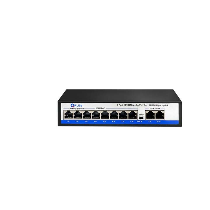 سوییچ 8 پورت کیو پلاس مدل PL-P8002