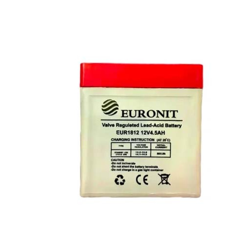باتری دزدگیر اماکن 12 ولت 4/5 آمپر برند یورونیت EURONIT