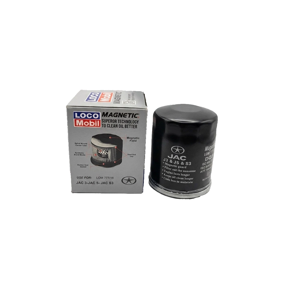 فیلتر روغن جک J3، جک J5، جک S3 (مغناطیسی) لوکومبیل LOM77718
