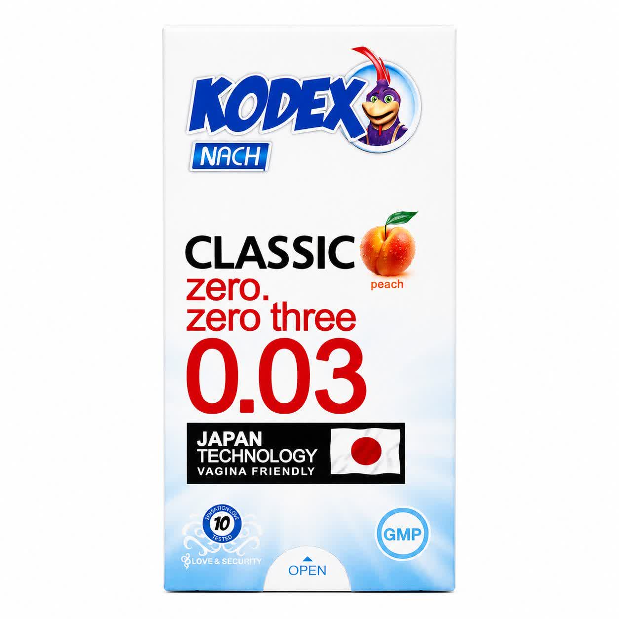 کاندوم کلاسیک کدکس 0.03 رایحه هلو